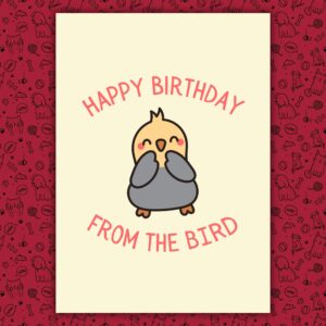 Happy Birthday Card From The Bird
