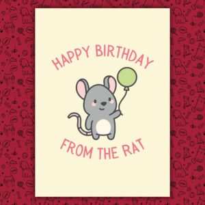 Happy Birthday Card From The Rat